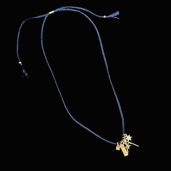 Madewell Lot of 3 Gold Tone Adjustable Necklaces Jewelry Pendant Chain - Picture 6 of 9